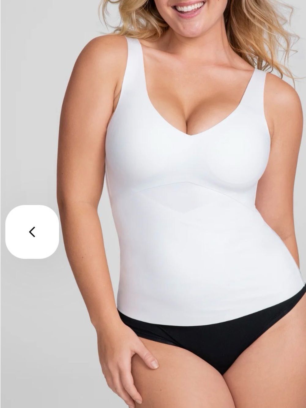Honeylove White Sculpting Shapewear Tank